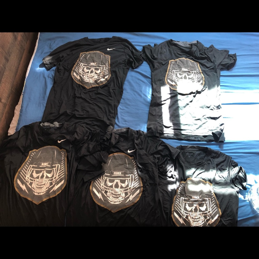 Nike Football Combine Compression Shirts